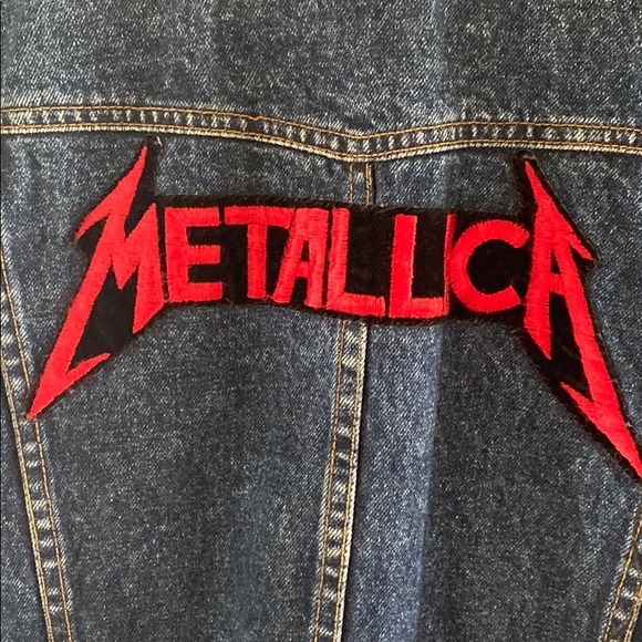 Helium Jackets & Coats Vintage Metallica Band Jean Jacket Poshmark
